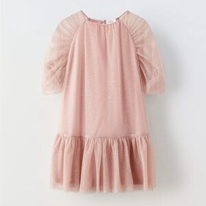 Zara Sparkly Tulle Girls Dress Size 6 REF 9000/800